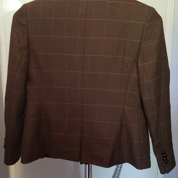 Sz. 2 Brooks Brothers Brown Tweed Jacket - Picture 2 of 3